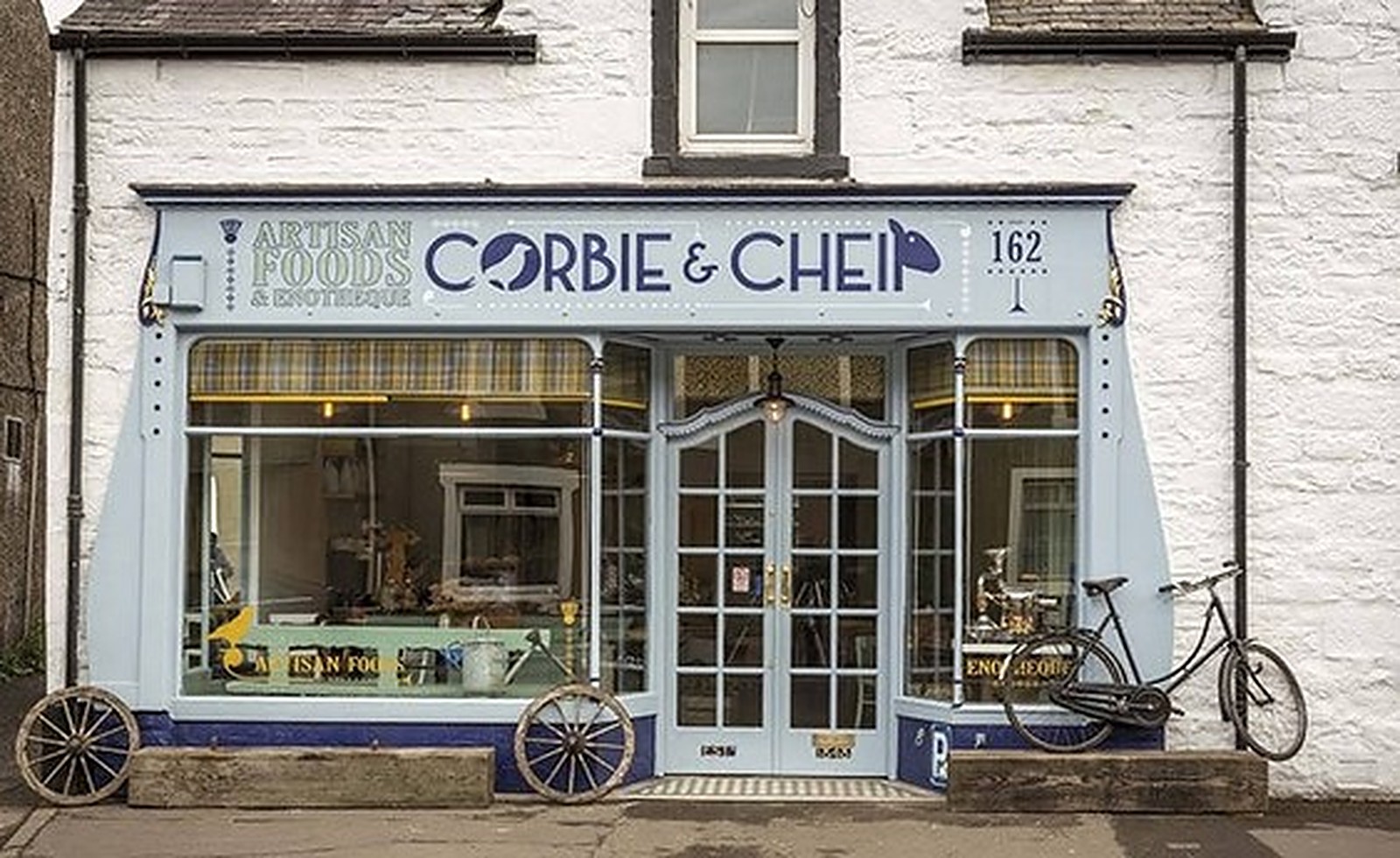 The Corbie & Cheip shopfront in Auchterarder
